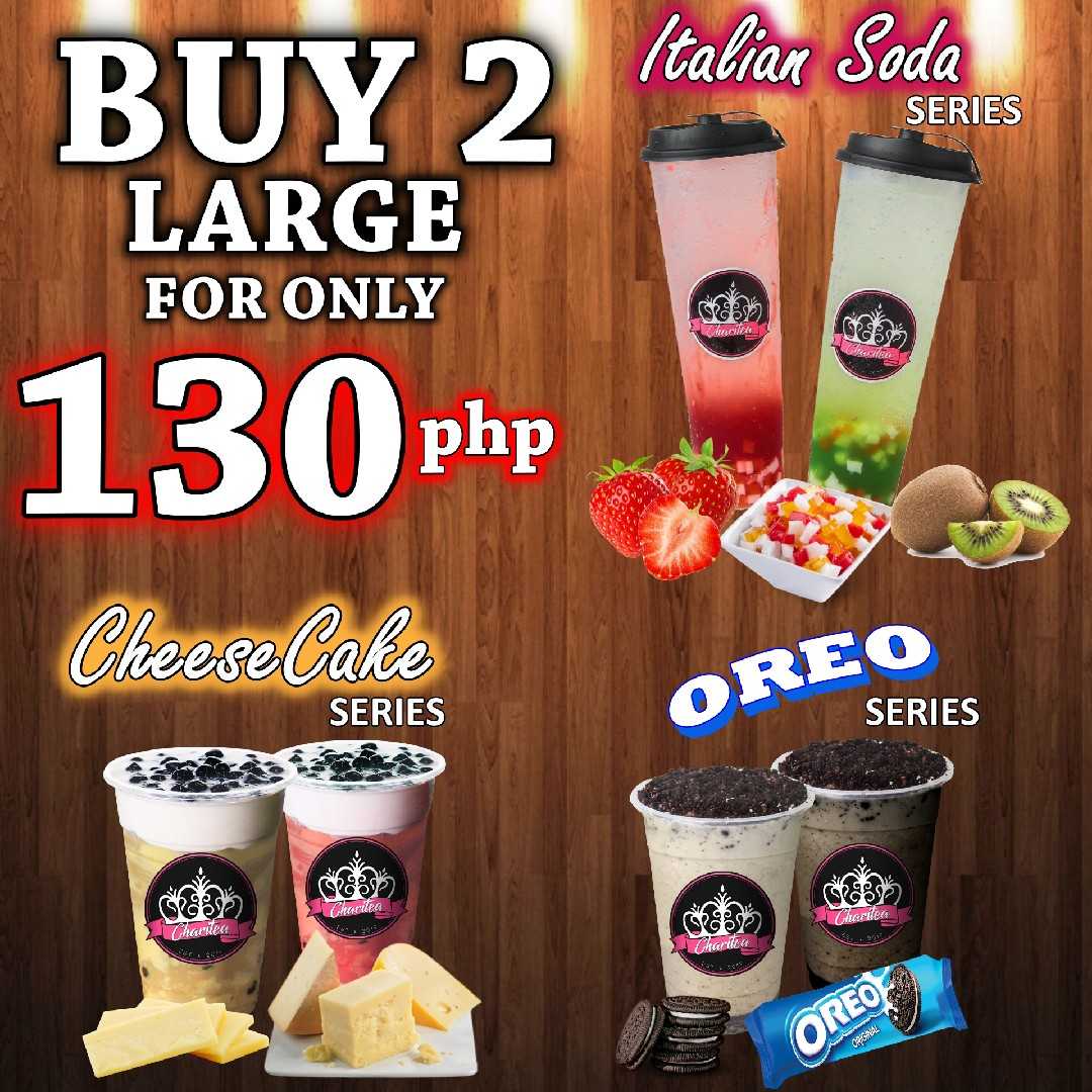 Buy 2 Large For 130php